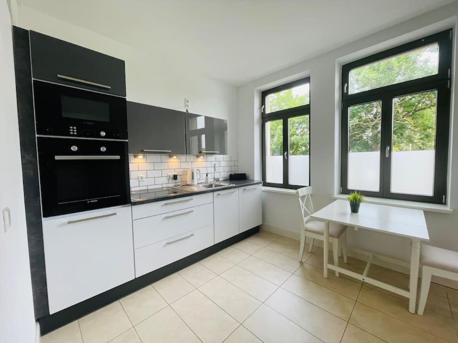Charmante Wohnung Im Gruenen Leipzig Extérieur photo